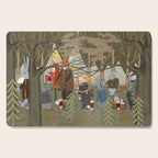 woodland parade Cutting Board Gallery Image 1
