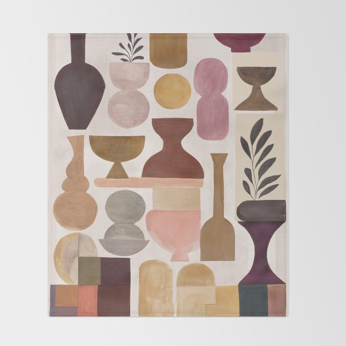 Quiet Objects Throw Blanket Gallery Image 2