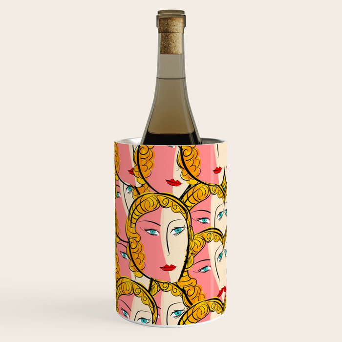 Comics Pop Girl Pattern Wine Chiller Gallery Image 1