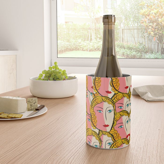 Comics Pop Girl Pattern Wine Chiller Gallery Image 4