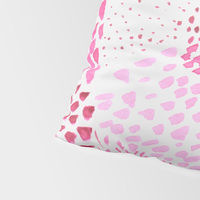 Watercolor Pink Rhythm II Pillow Sham Gallery Image 4