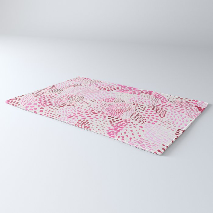 Watercolor Pink Rhythm II Rug Gallery Image 3