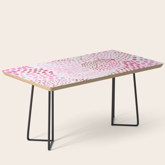 Watercolor Pink Rhythm II Coffee Table Gallery Image 1