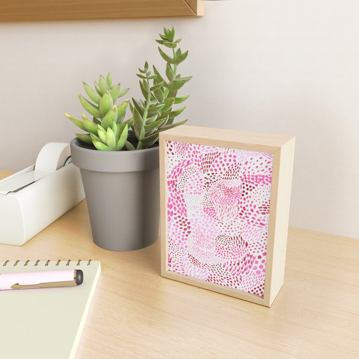 Watercolor Pink Rhythm II Mini Art Print Gallery Image 2
