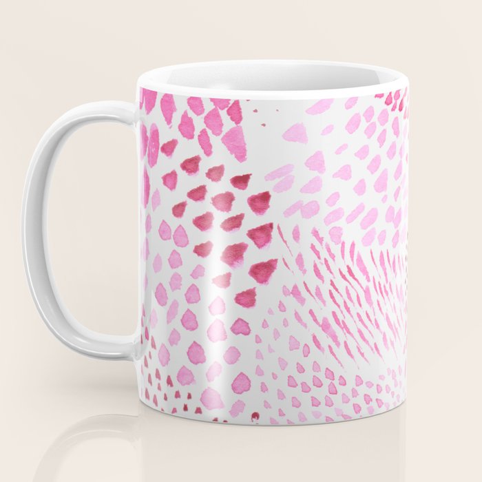 Watercolor Pink Rhythm II Coffee Mug Gallery Image 3