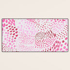 Watercolor Pink Rhythm II Desk Mat Gallery Image 3