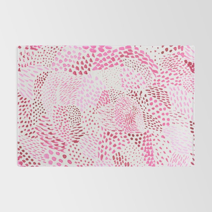 Watercolor Pink Rhythm II Rug Gallery Image 2