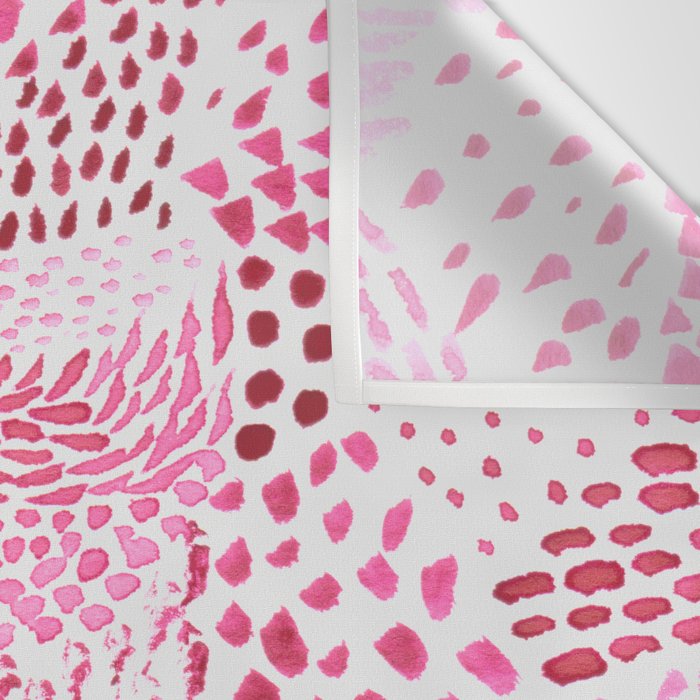 Watercolor Pink Rhythm II Wall Tapestry Gallery Image 3