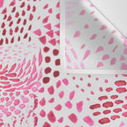 Watercolor Pink Rhythm II Wall Tapestry Gallery Image 3