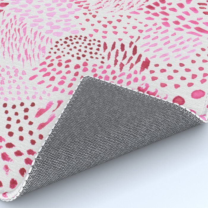 Watercolor Pink Rhythm II Rug Gallery Image 4