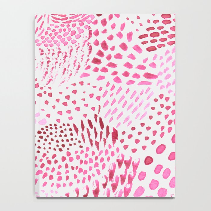 Watercolor Pink Rhythm II Notebook Gallery Image 4