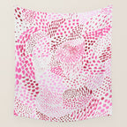 Watercolor Pink Rhythm II Wall Tapestry Gallery Image 4