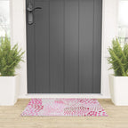 Watercolor Pink Rhythm II Welcome Mat Gallery Image 3