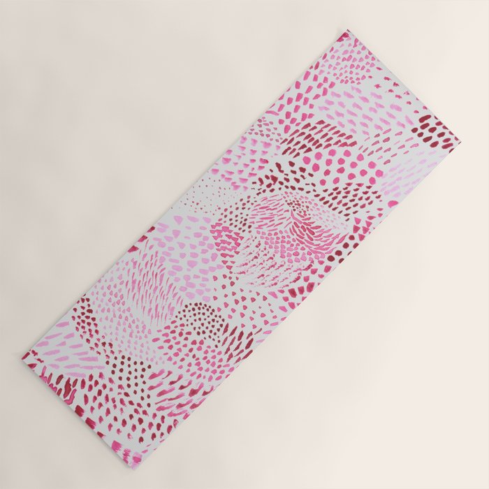 Watercolor Pink Rhythm II Yoga Mat Gallery Image 1