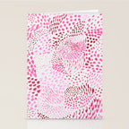 Watercolor Pink Rhythm II Stationery Card Gallery Image 2