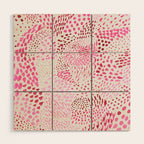 Watercolor Pink Rhythm II Wood Wall Art Gallery Image 1