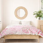 Watercolor Pink Rhythm II Duvet Cover Gallery Image 3