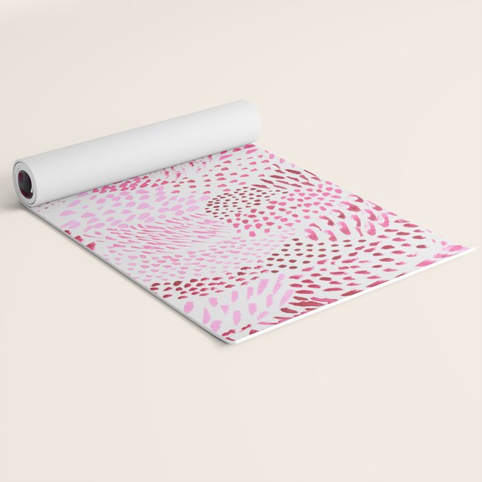 Watercolor Pink Rhythm II Yoga Mat Gallery Image 2
