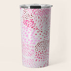 Watercolor Pink Rhythm II Travel Mug Gallery Image 1
