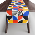 Shape & Pattern Study: Mid-Century Bauhaus Series Table Runner Gallery Image 1