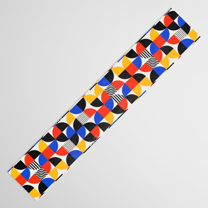 Shape & Pattern Study: Mid-Century Bauhaus Series Table Runner Gallery Image 3