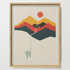 Cat Landscape 149 Serving Tray Gallery Image 1