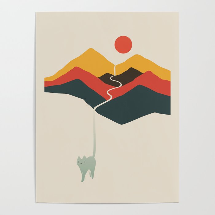 Cat Landscape 149 Poster Gallery Image 4