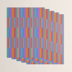 Mixed Stripes Pattern II Primary Rainbow Wrapping Paper Gallery Image 3