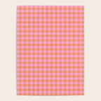 Checkered Plaid in Pink and Orange Poster Gallery Image 4