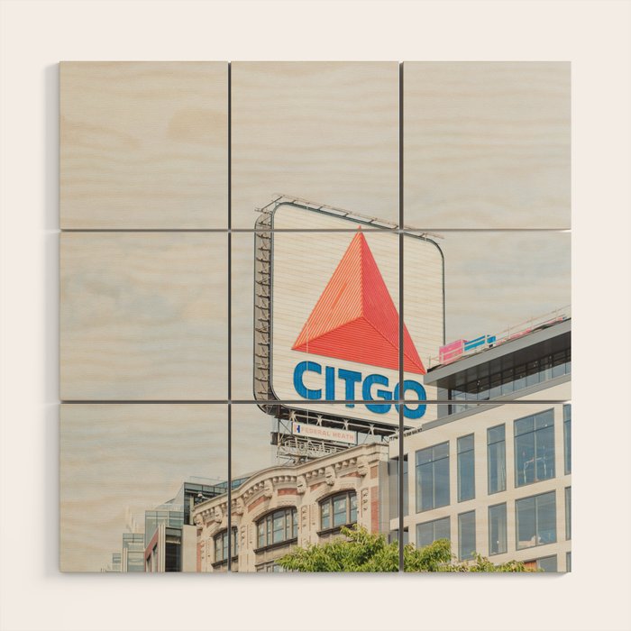 Boston Citgo Sign Wood Wall Art Gallery Image 1