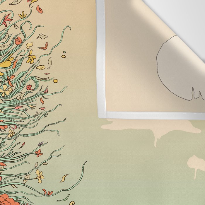 Facade of Existence (Let Life Blossom) Wall Tapestry Gallery Image 3