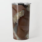 GLITTER CHOCOLATES | collage | brown | candy | yummy | sweet | eat | Tumblr | bling | sparkle shiny Travel Mug Gallery Image 1