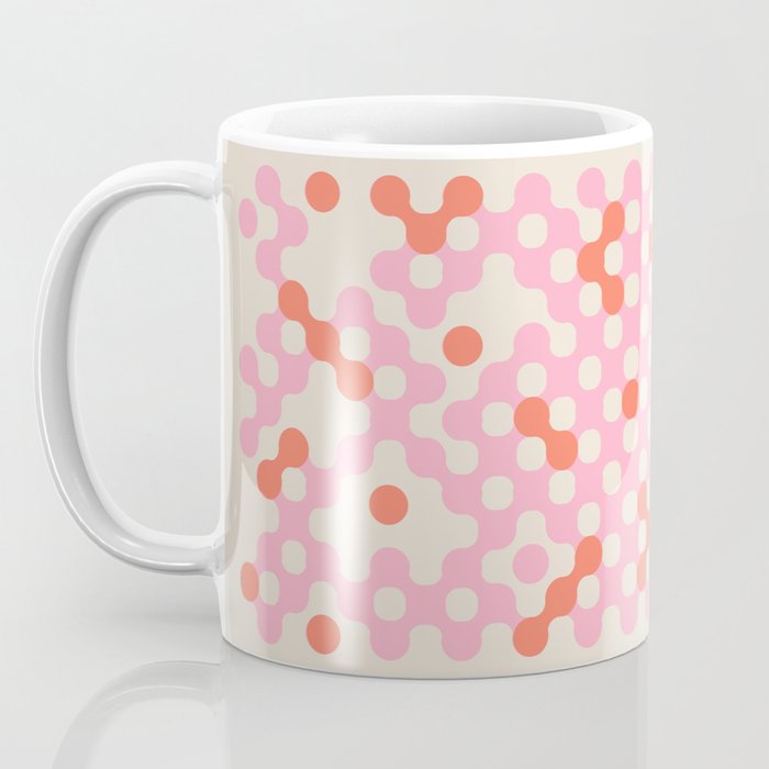 Circles: PATTERN 01 | The Peach Edition Coffee Mug Gallery Image 3