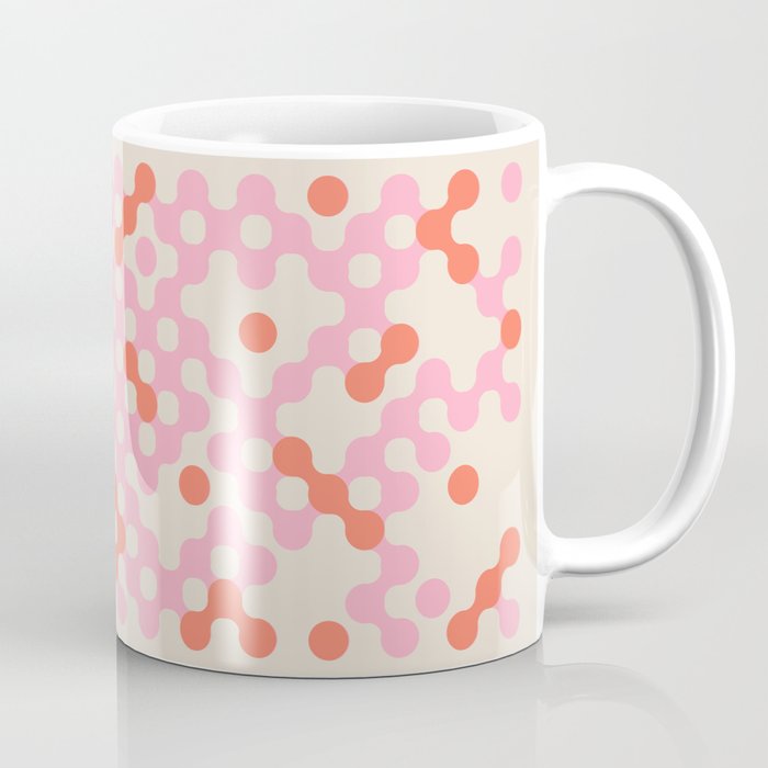Circles: PATTERN 01 | The Peach Edition Coffee Mug Gallery Image 1
