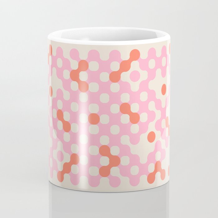 Circles: PATTERN 01 | The Peach Edition Coffee Mug Gallery Image 4