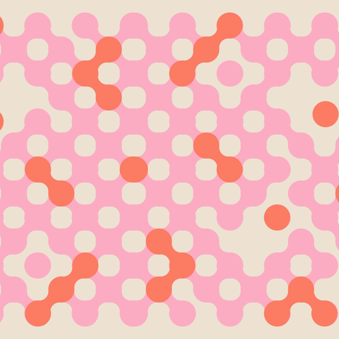 Circles: PATTERN 01 | The Peach Edition Coffee Mug Gallery Image 2