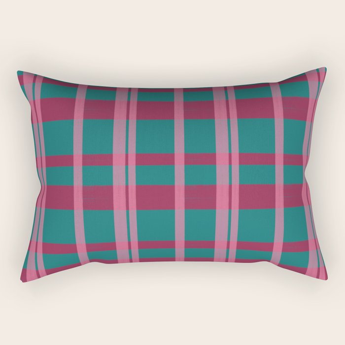Classic Winter Plaid Flannel Rectangular Pillow Gallery Image 2