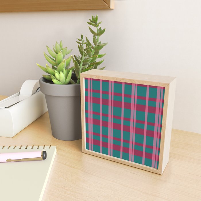 Classic Winter Plaid Flannel Mini Art Print Gallery Image 2