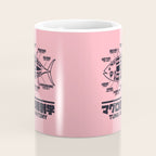 Tuna Anatomy Japanese Maguro Sushi - Coral Coffee Mug Gallery Image 4