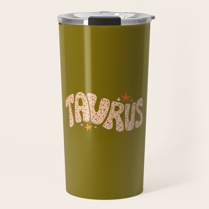 Starry Taurus Travel Mug Gallery Image 1