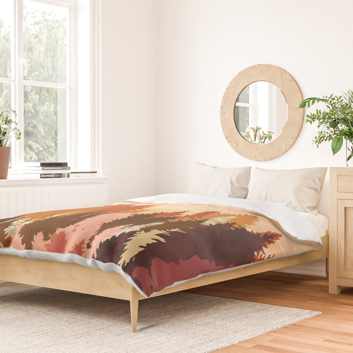 Autumn Forest Duvet Cover Gallery Image 2