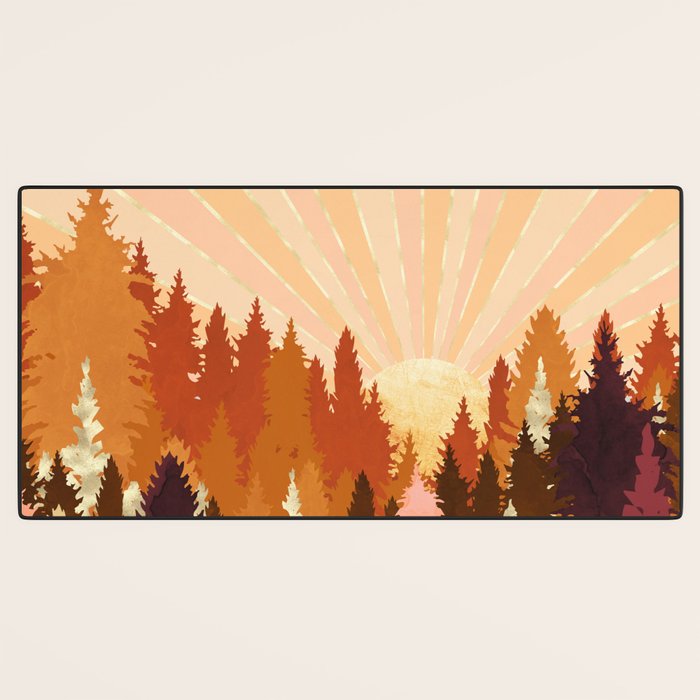 Autumn Forest Desk Mat Gallery Image 3