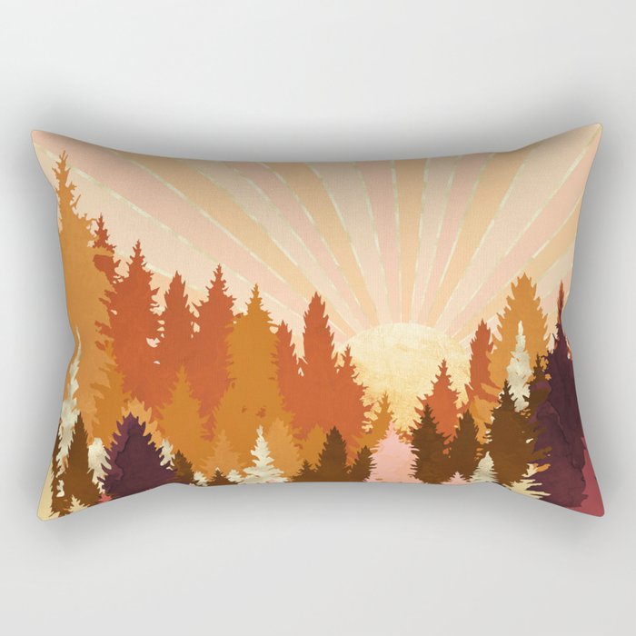 Autumn Forest Rectangular Pillow Gallery Image 1