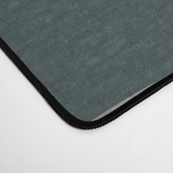 Gray Teal Mustard Modern Abstract Desk Mat Gallery Image 4