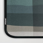 Gray Teal Mustard Modern Abstract Laptop Sleeve Gallery Image 3