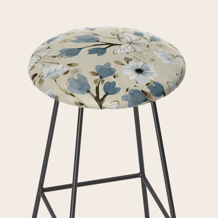 Flowers and Butterflies Stool Gallery Image 2
