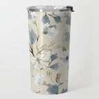 Flowers and Butterflies Travel Mug Gallery Image 2