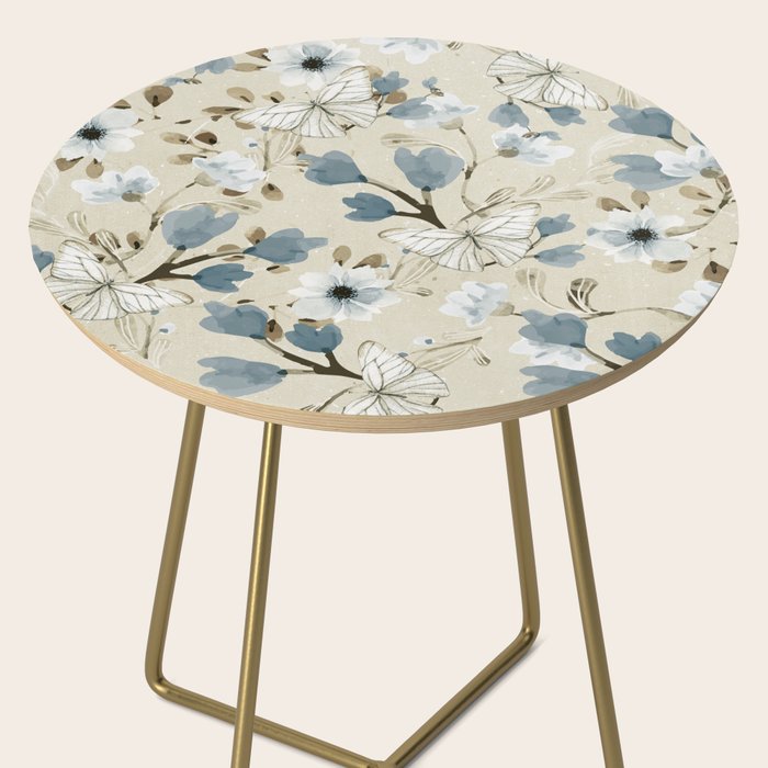Flowers and Butterflies Side Table Gallery Image 2