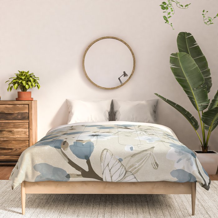Flowers and Butterflies Comforter Gallery Image 3