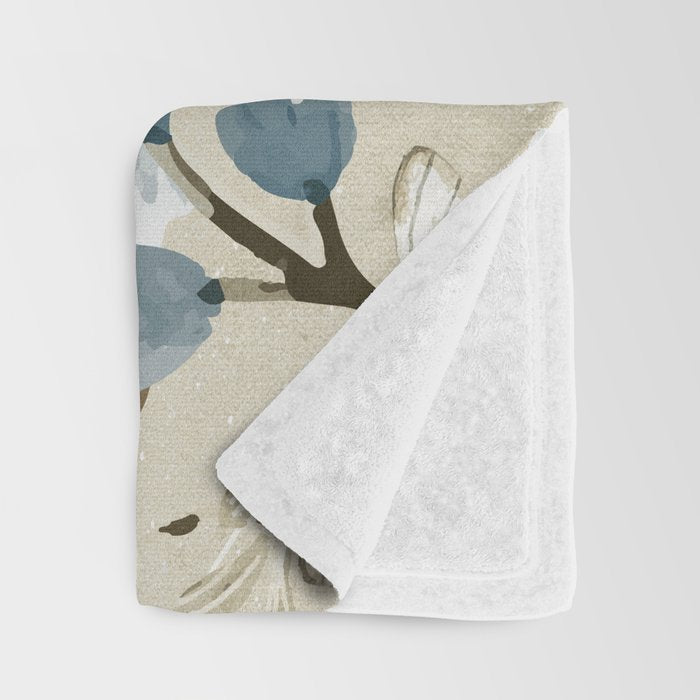 Flowers and Butterflies Throw Blanket Gallery Image 3